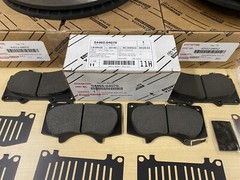 2005-2023 TOYOTA TACOMA 4WD GENUINE OEM FRONT BRAKE ROTORS OEM PADS & SHIM KIT