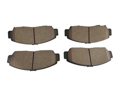 11.81 inch Front Drilled Disc Rotor Brake Ceramic Pad Kit For Honda Accord