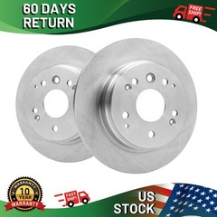 REAR 11.10 inch (282mm) Pair Disc Brake Rotors Set for Acura TL Honda Element