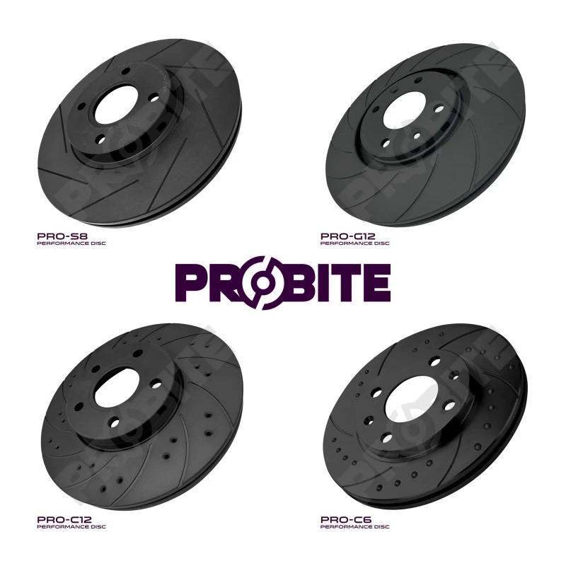 Probite 250mm Rear Brake Discs for MITSUBISHI COLT VI 1.3 LPG 2004-2012