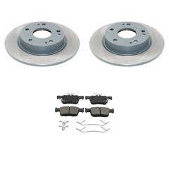 DuraGo Rear Rotors Bosch QuietCast Ceramic Disc Brake Pad Kit For Civic L4 16-24