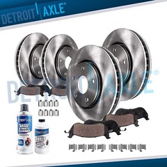 352mm Front & 345mm Rear Rotors Brake Pads for 2015-2019 MKS MKT HEAVY DUTY