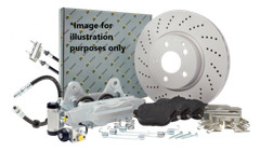 1x Brake Disc Front SJR Fits C8 Dispatch Scudo Ulysse Phedra 807 Expert