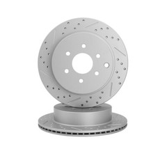 Front & Rear Drilled Rotors for V6 2005 2006 2007 2008 – 2012 Nissan Pathfinder
