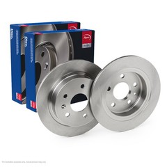 2x APEC Rear Brake Discs For OPEL INSIGNIA A Saloon (G09 103kW/140HP/1956cc