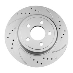 Front Rear Drilled Brake Rotors Ceramic Pads for Dodge Charger Challenger Magnum