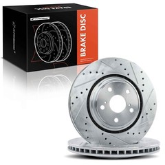 Drilled & Slotted Brake Rotors Front for Toyota Highlander Sienna Lexus NX300h
