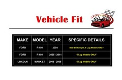 Rear Drilled Slotted Brake Rotors Brake Pads Kit for 10-11 Ford F-150 Brakes Set