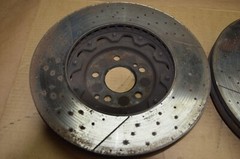 2011 W212 MERCEDES E63 AMG FRONT RIGHT & LEFT SIDE BREMBO BRAKE DISC ROTOR