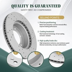 Front Rear Brake Rotors + Ceramic Pads for 2002-2004 Toyota Camry LE XLE SE