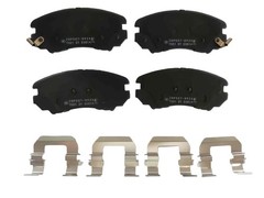 10.83″ Front 10.31″Rear Brake Rotors Ceramic Pads for 2007 2008 Hyundai Elantra