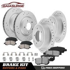 Front Rear Rotors Brakes Pads Kit for Jeep Compass Patriot Dodge Avenger Caliber