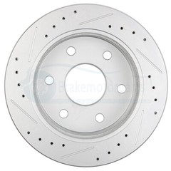 For 1999-2000 CADILLAC ESCALADE GMC YUKON Front Brake Rotors Drilled And Slotted