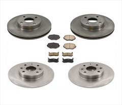 Fits For 94-2000 Mazda Miata MX-5 10 Inch Front & 9 3/4 Inch Rear Rotors & Pads