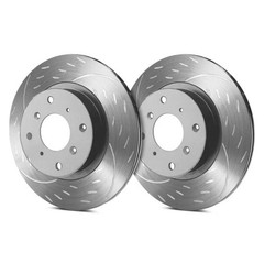 SP Performance Diamond Slot Dimpled & Slotted 1-Piece Brake Rotors
