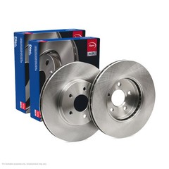 2x APEC Front Brake Discs For FORD MONDEO Mk III Saloon ( 96kW/130HP/1998cc