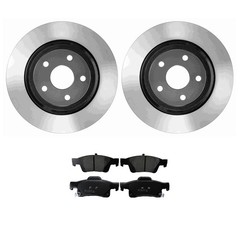 Wagner Rear Rotors Akebono ProACT Ceramic Disc Brake Pads Kit For Durango V8
