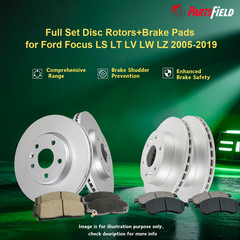 Full Set Disc Rotors+Brake Pads for Ford Focus LS LT LV LW LZ 2005-2019
