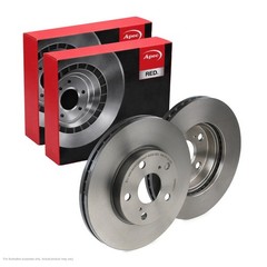 2X APEC Front Brake Discs for TOYOTA AURIS 2006-12 273mm Vented DSK2745