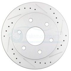 For 1999-2000 CADILLAC ESCALADE GMC YUKON Front Brake Rotors Drilled And Slotted