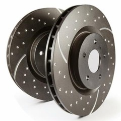 EBC Brakes GD1284 GD sport rotors, wide slots for cooling to reduce temps preven