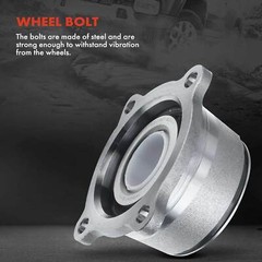 16xFront & Rear Drilled Rotor & Ceramic Brake Pad + Wheel Hub Bearing for Nissan