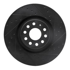 Dynamite Friction Front Passenger Side Disc Brake Rotor for Q3+More (633-74034R)