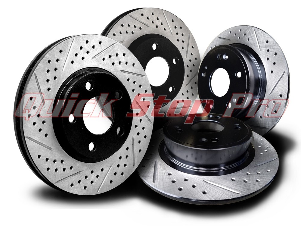 HON105SSD Civic Si 2022-2025 Performance Brake Rotors Set Double Drill and Slots