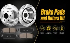 Rear Rotors Brake Pads for Cadillac Escalade Esv 2007 – 2014 Ext 2007 – 2013 ALL