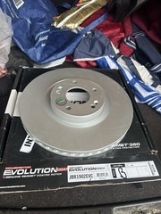 Powerstop JBR1902EVC Front Rotors (2), Fits Hyundai & Kia small SUV