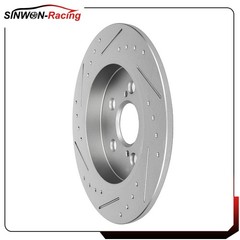 Rear Brake Discs Rotors For 2011 2012 2013 2014 2015 2016 2017 Lexus CT200h Slot