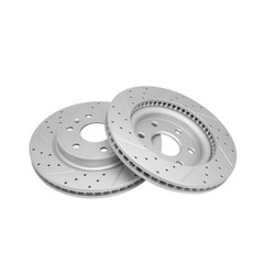 Front & Rear Brake Rotors & Ceramic Pads For Chevrolet Traverse GMC Acadia