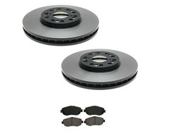 Front Brake Disc Rotor Rotors & Ceramic Pads For Lexus 1993-00 GS300 98-00 GS400