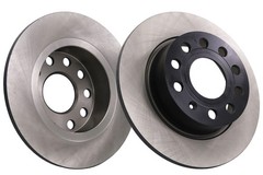 2x Brake Discs Pair Solid fits SKODA OCTAVIA Mk1, Mk2, Mk3 Rear 00 to 20 253mm