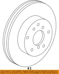 TOYOTA OEM 09-15 Venza Front Suspension Brake Components-Rotor 435120T010