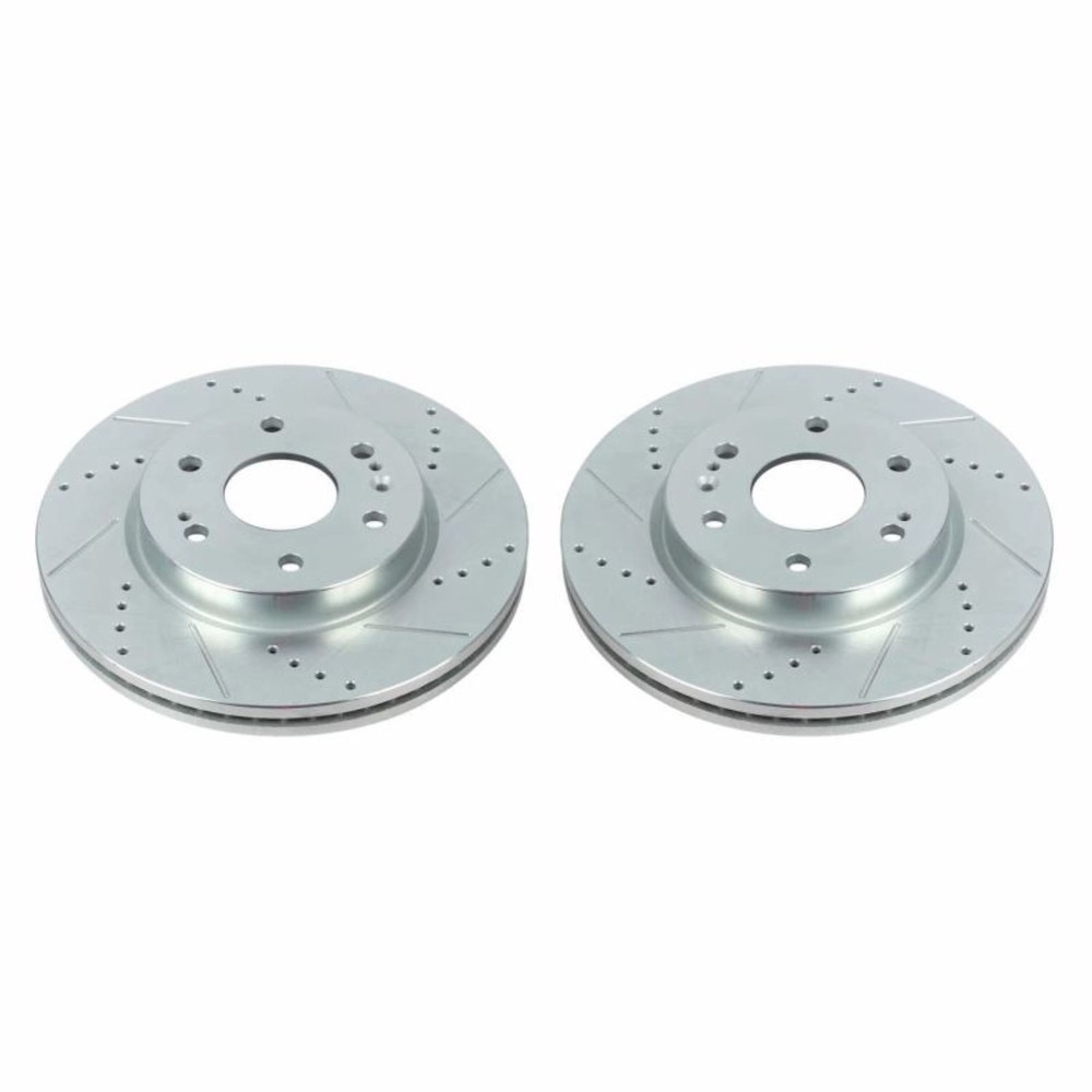 Front Evolution Drilled&Slotted Rotors Pair for 19-20 Silverado 1500 AR84103XPR
