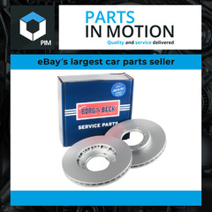 2x Brake Discs Pair Vented fits TAXI TX 2.4D Front 02 to 06 D2FA 278mm Set B&B