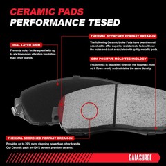 FITS 2008-2010 2011 2012 Toyota Avalon Front & Rear Disc Brake Rotors Brake Pads