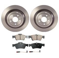 Akebono Rear Brake Kit – Euro Pad Set & 330mm Rotors For MB W164 ML W251 R-Class