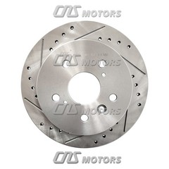 Rotor de freno trasero perforado y ranurado 31433 para Toyota Camry Avalon