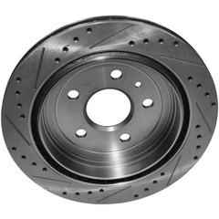 2pcs Rear Drilled Brake Rotors for Chevrolet Camaro 2010-2015 Cadillac CTS 08-19