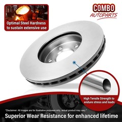 Rear Brake Rotors Ceramic Brake Pads for 2007 2008 2009 Chevrolet Avalanche