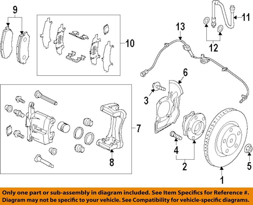 MAZDA OEM 14-21 3,CX-3 Front Suspension Brake Components-Rotor B45A33251A
