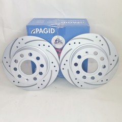 PAGID FRONT DRILLED GROOVED BRAKE DISCS FOR HYUNDAI NEXO FCEV 2020+