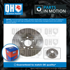 2x Brake Discs Pair Solid fits SEAT ALHAMBRA 7V 1.9D Rear 96 to 10 268mm Set QH