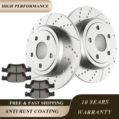 330mm REAR Disc Rotors Brake Pads Fit 2011-20 Jeep Grand Cherokee Dodge Durango