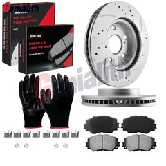 10.8in Front Disc Rotors Pads Kits fits 06- 18 Toyota RAV4 Pirus V Lexus HS250H