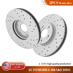 12.60 inch (320mm) Front Drilled Disc Brake Rotors for 2015 – 2021 Kia Sedona