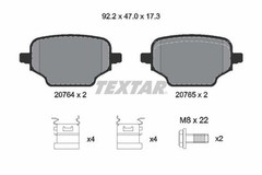 TEXTAR Brake Discs & Pads Rear Fits Citroen Opel Peugeot Toyota Vauxhall