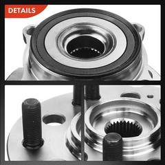 A-Premium Front & Rear Disc Rotor & Brake Pad+Hub Bearing for Honda Acura ZDX